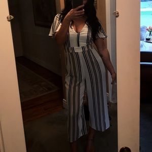 Striped Jumpsuit